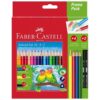 Цветни моливи Faber-Castell Triangular 18+4+2