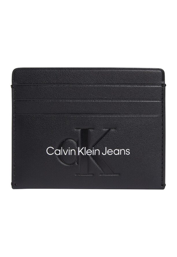 Калъф за карти от еко кожа с лого CALVIN KLEIN JEANS