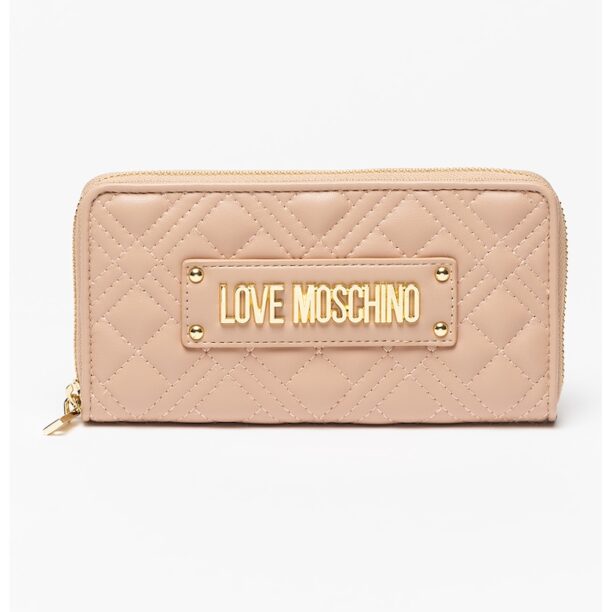 Капитонирано портмоне с цип Love Moschino