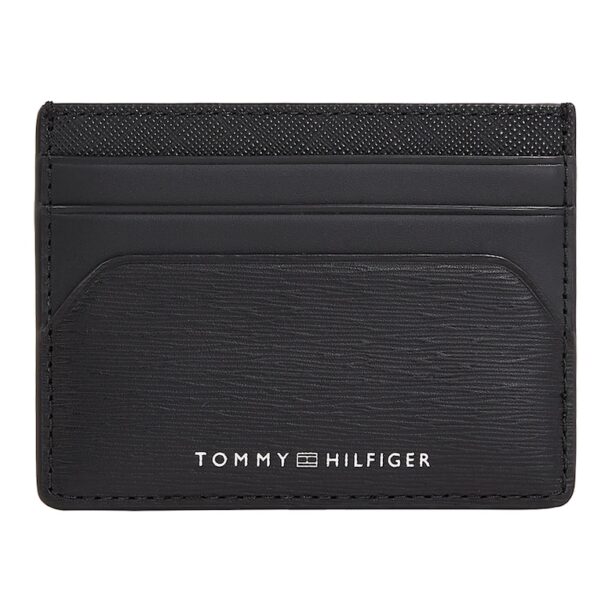 Кожен калъф за карти Plaque Tommy Hilfiger