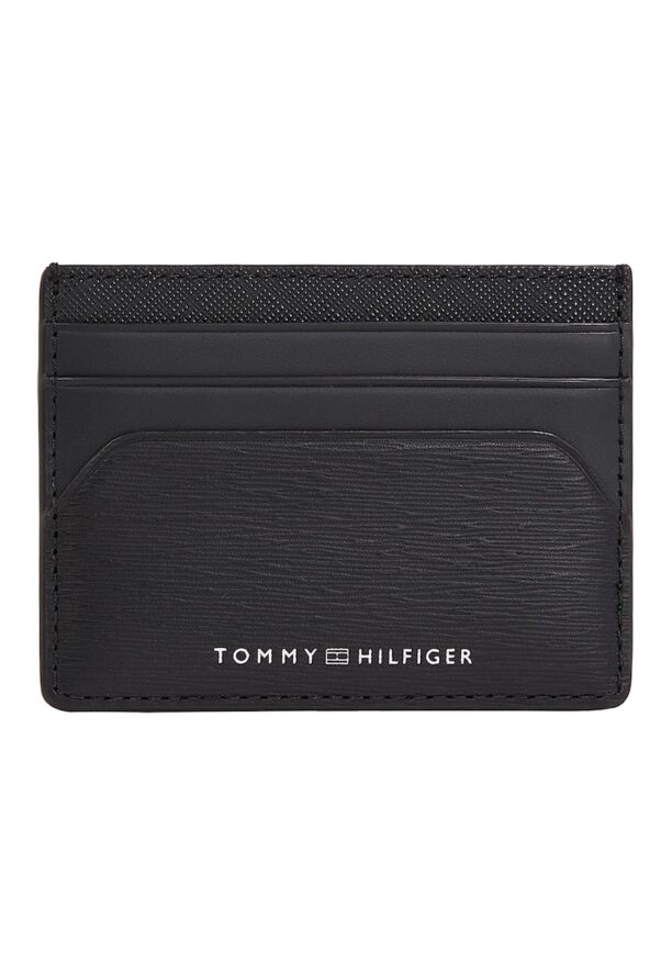 Кожен калъф за карти Plaque Tommy Hilfiger