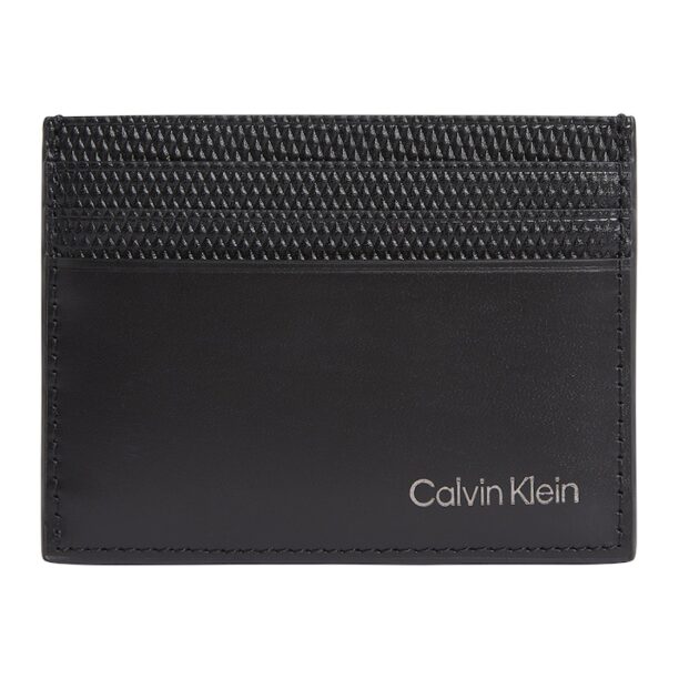 Кожен калъф за карти Remote CALVIN KLEIN