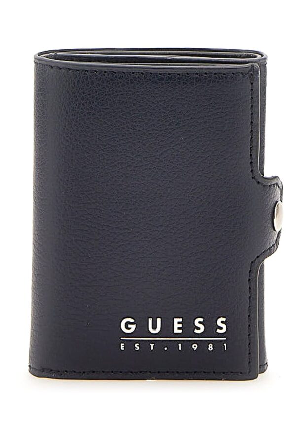 Кожен портфейл с тройно прегъване GUESS