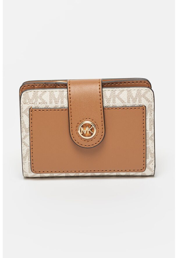 Кожено портмоне с монограм Michael Kors