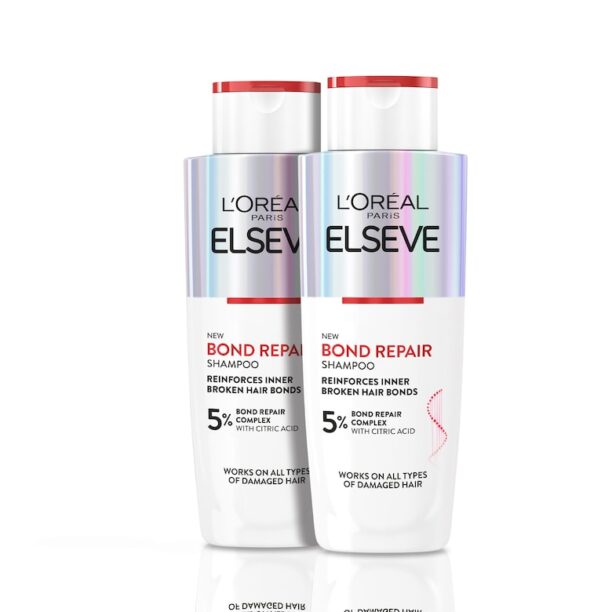 Комплект  2x Elseve Bond Repair шампоан - За увредена коса - 200 мл LOreal Paris