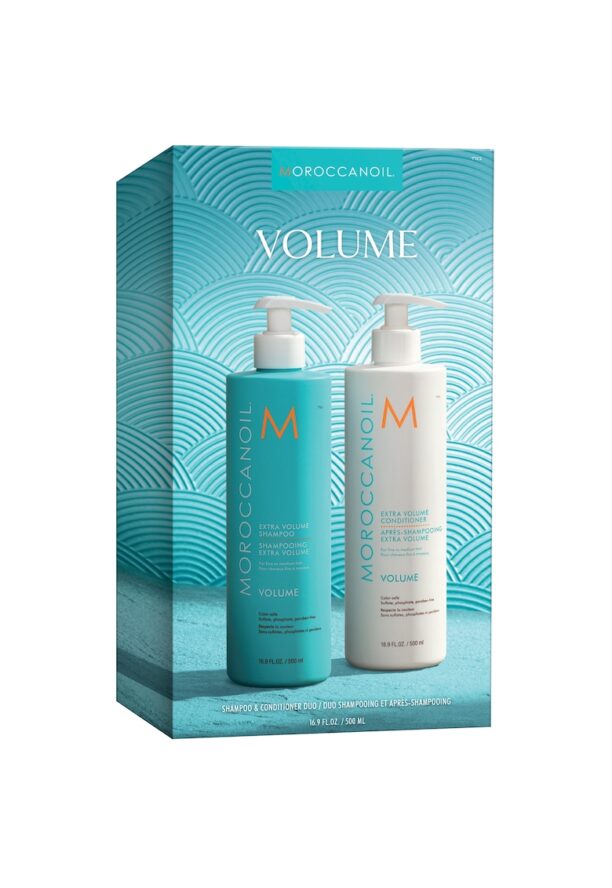 Комплект  Duo: Шампоан - 500 мл + Балсам - 500 мл - За интензивен обем Moroccanoil