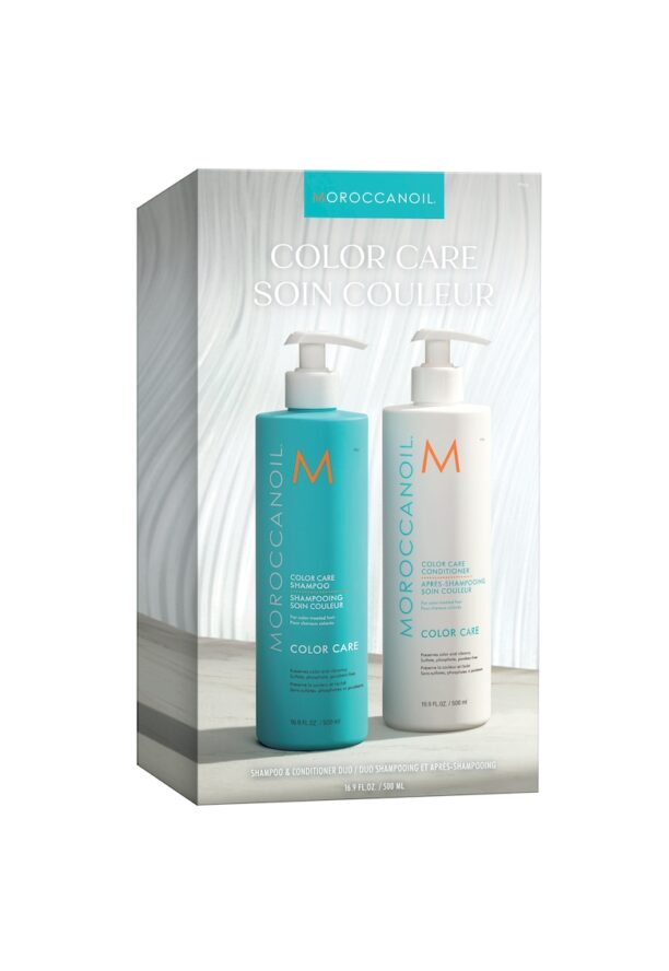 Комплект  Duo: Шампоан - 500 мл + Балсам Color Care - 500 мл - За боядисана коса Moroccanoil