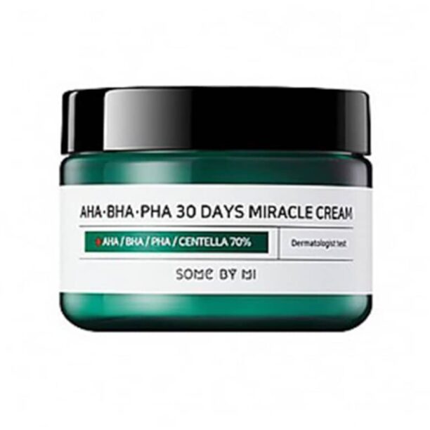 Крем за премахване на пъпки  С AHA - BHA и PHA 30 Days Miracle Cream - 60 мл Some By Mi