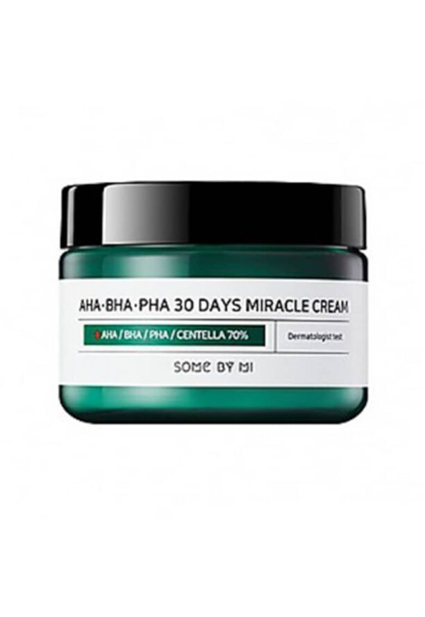 Крем за премахване на пъпки  С AHA - BHA и PHA 30 Days Miracle Cream - 60 мл Some By Mi