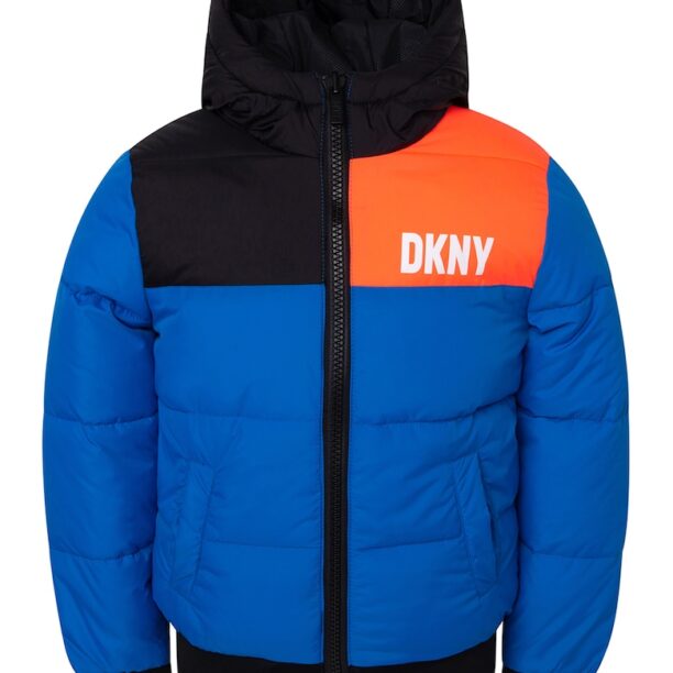 Леко подплатено зимно яке с двулицев дизайн DKNY