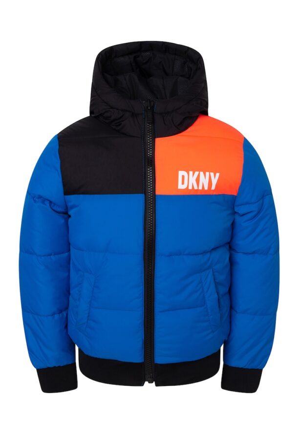 Леко подплатено зимно яке с двулицев дизайн DKNY