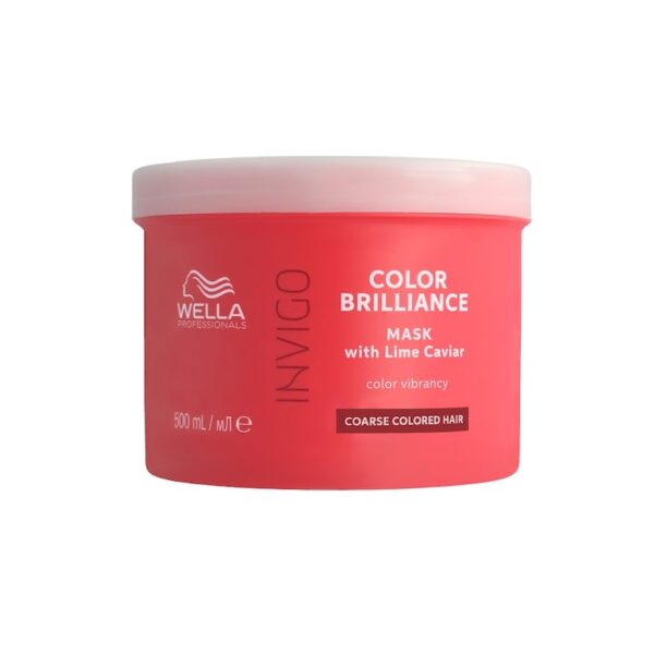 Маска Wella Professionals Invigo Color Brilliance Coarse - За гъста боядисана коса Wella Care Professional