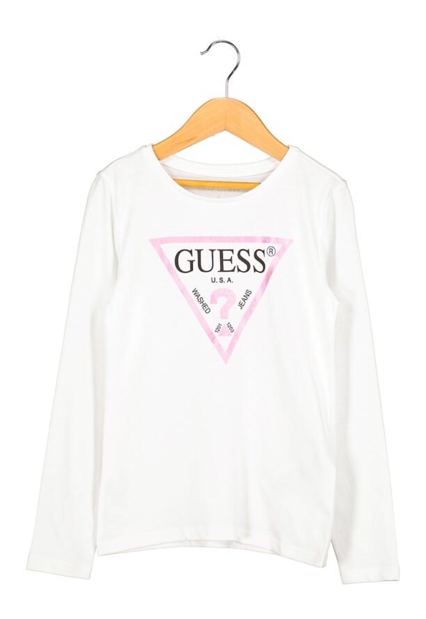 Памучна блуза с лого GUESS