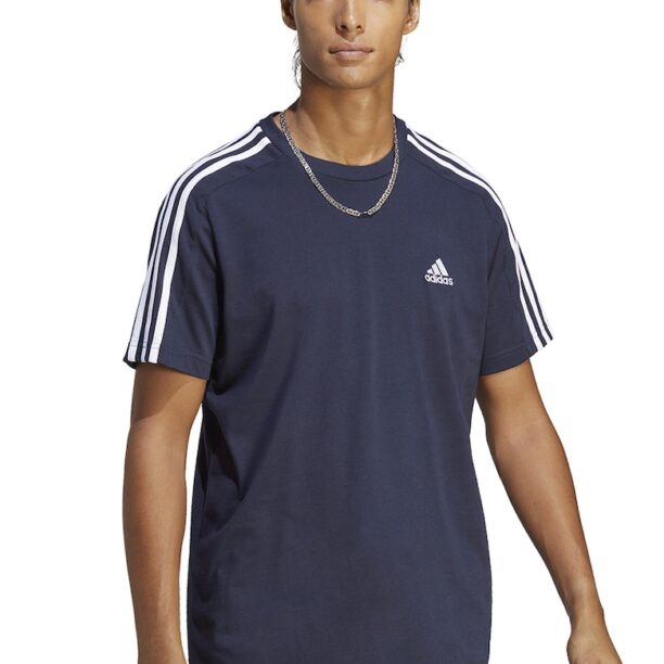 Памучна тениска Essentials с 3 ивици adidas Sportswear