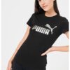 Памучна тениска Essentials+ с контрастно лого Puma