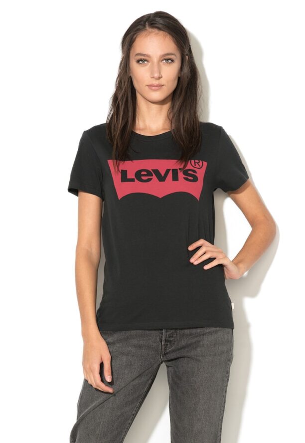 Памучна тениска с лого Levis