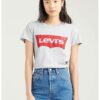 Памучна тениска с овално деколте Levis