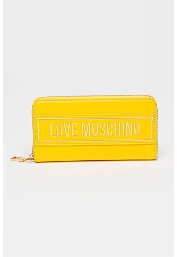 Портмоне от еко кожа с релефно лого Love Moschino