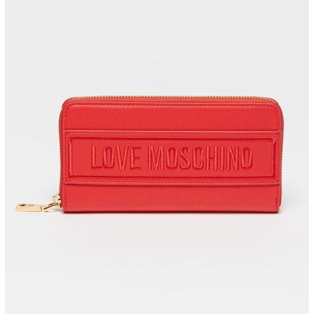 Портмоне от еко кожа с релефно лого Love Moschino