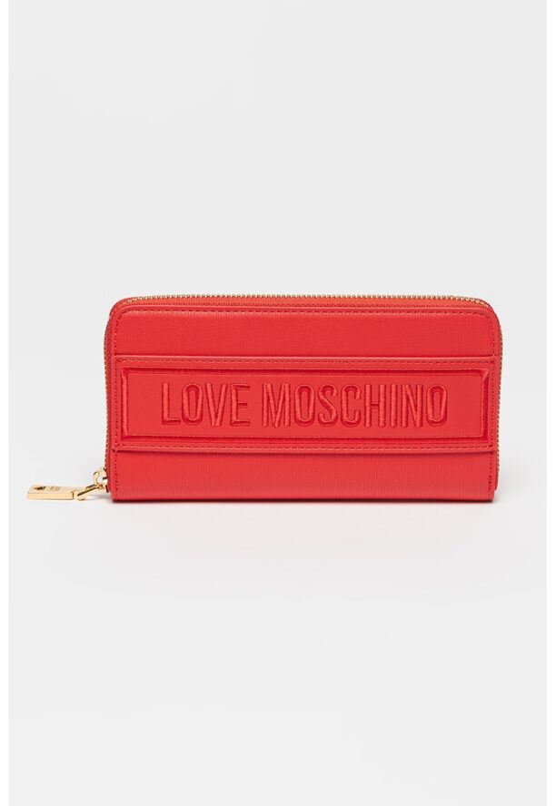 Портмоне от еко кожа с релефно лого Love Moschino