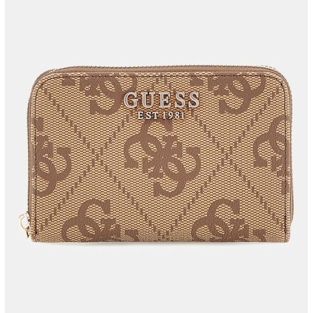 Портфейл Eliette на лога с цип GUESS