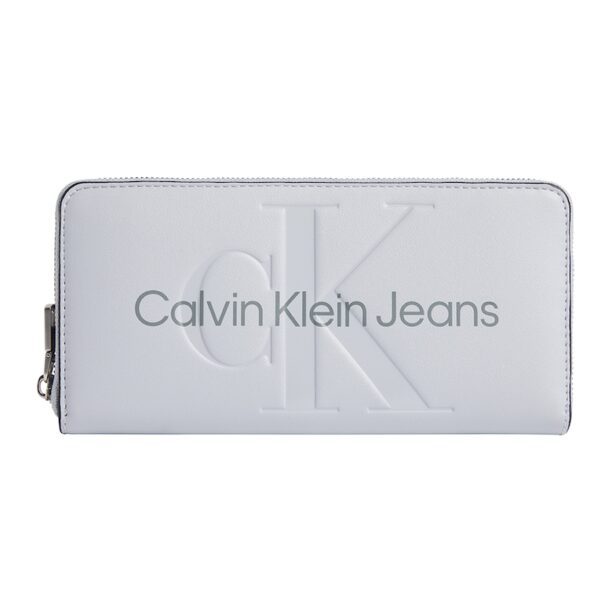 Портфейл от еко кожа с цип и защита RFID CALVIN KLEIN JEANS