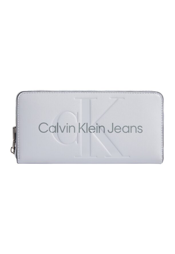 Портфейл от еко кожа с цип и защита RFID CALVIN KLEIN JEANS