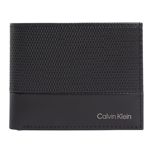 Портфейл от кожа Remote с двойно прегъване CALVIN KLEIN