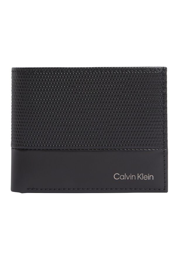 Портфейл от кожа Remote с двойно прегъване CALVIN KLEIN