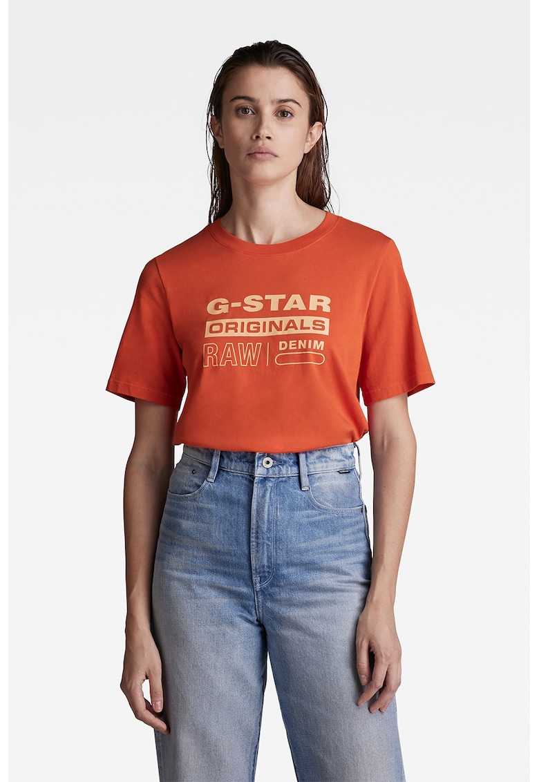 Тениска от органичен памук с лого G-Star RAW