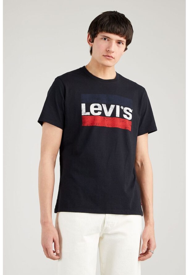 Тениска с лого и овално деколте Levis