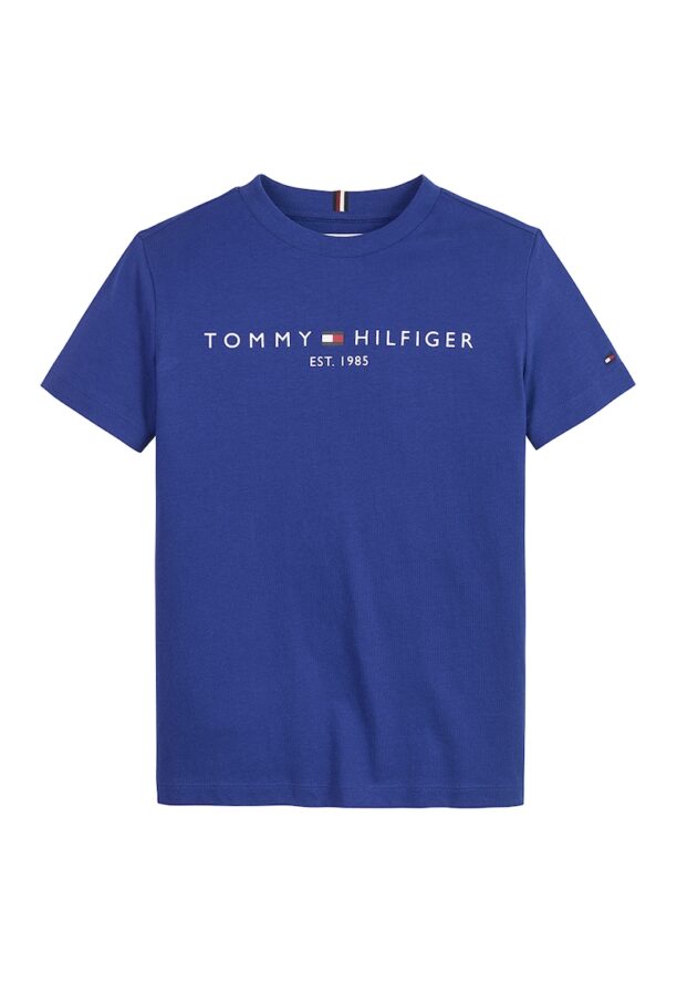 Тениска с овално деколте и лого Tommy Hilfiger