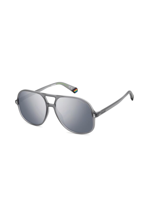 Polaroid Унисекс слънчеви очила Aviator с поляризация и огледални стъкла