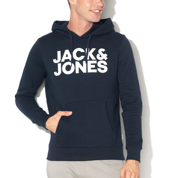 Худи с джоб кенгуру и лого Jack  Jones