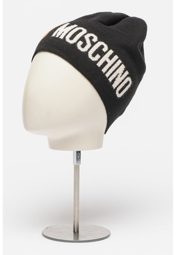 Шапка с вълна с лого Moschino