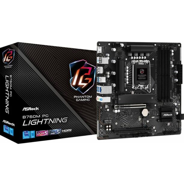 Дънна платка ASRock B760M PG Lightning WiFi