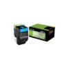 КАСЕТА ЗА LEXMARK CX310/CX410/CX510 - Cyan - Return program cartridge - P№ 80C20C0 - / 802C / - Заб.: 1000k цена