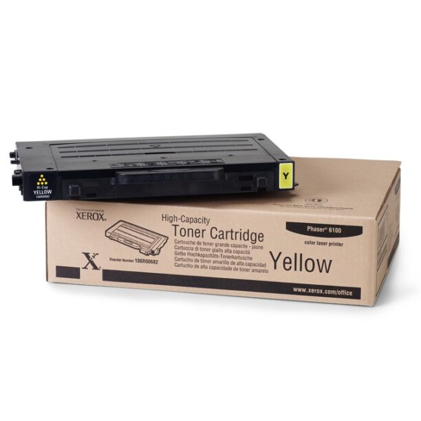 КАСЕТА ЗА XEROX Phaser 6100 - Yellow - P№ 106R00682 - заб.: 5000k цена