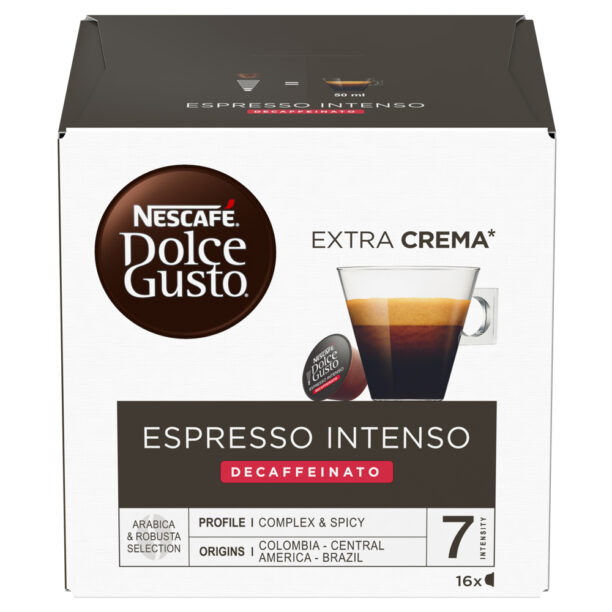 Кафе капсули NESCAFE Dolce Gusto Espresso Intenso Decaf