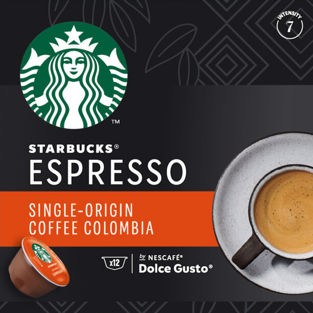 Кафе капсули STARBUCKS Single-Origin Colombia 12 напитки цена