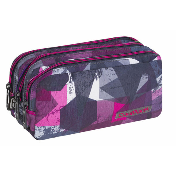 Несесер с три ципа CoolPack Primus A081 Pink Abstract цена