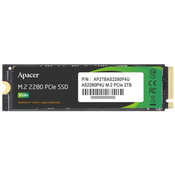 Памет SSD 256GB Apacer AS2280P4U (AP256GAS2280P4U-1)