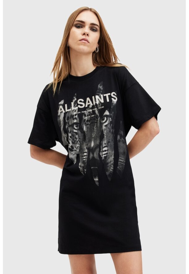 Рокля тип тениска от памук AllSaints