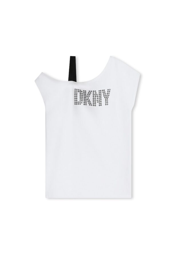 Рокля тип тениска с лого DKNY