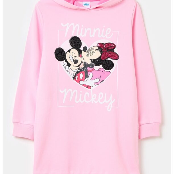 Рокля тип худи с щампа Minnie and Mickey Mouse OVS