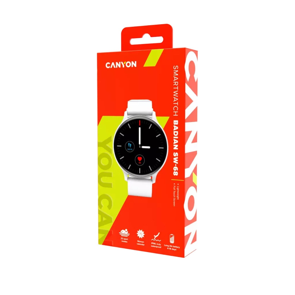 Смарт часовник Canyon "Badian" Smartwatch SW-68