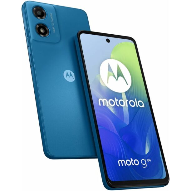 Смартфон Motorola Moto G04 (син)