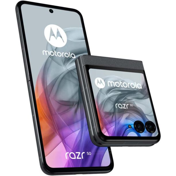 Смартфон Motorola Razr 50 (сив)