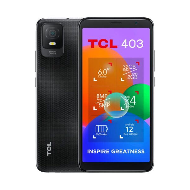 Смартфон TCL 403 (черен)