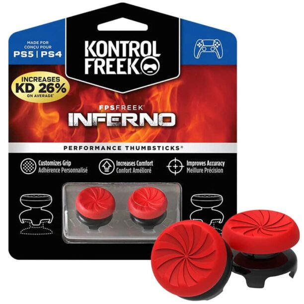 Сменяеми бутончета Thumb Grips KontrolFreek Performance Thumbsticks FPS Freak Inferno (2040-PS5)